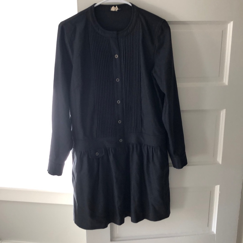 J crew Grey wool dress. Size 4.